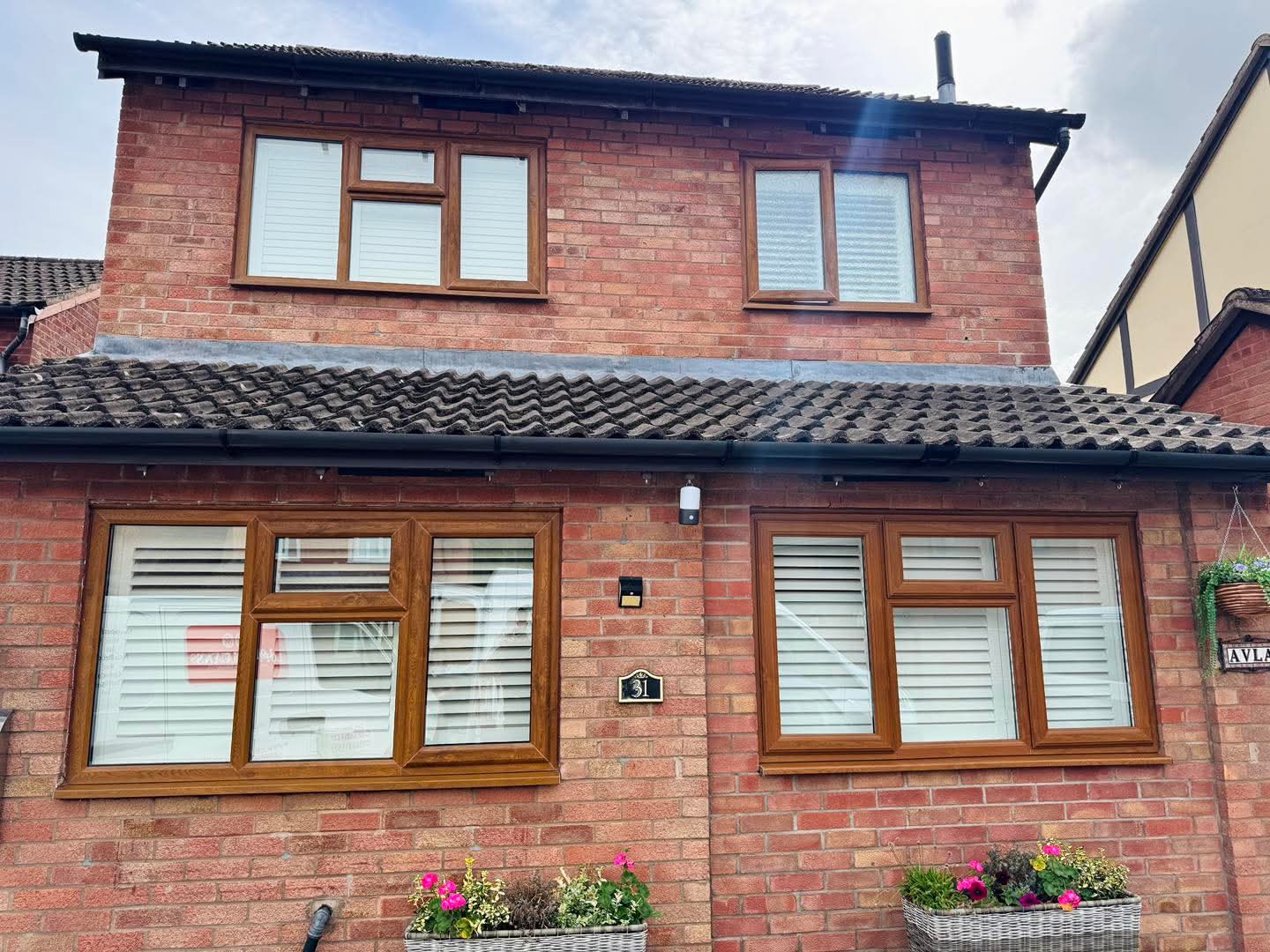 Hereford family home with freshly cleaned windows