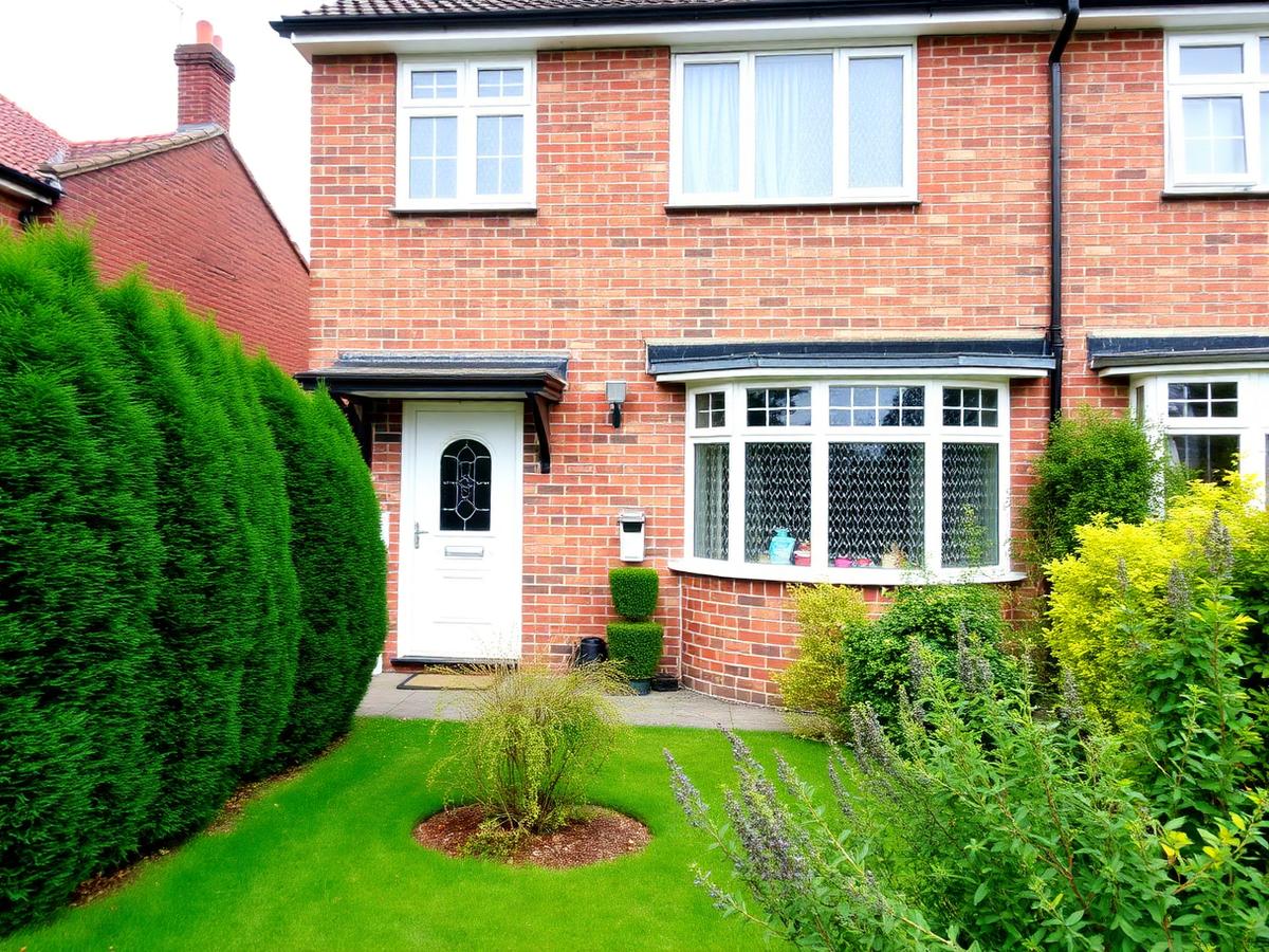 Clean windows on a UK home
